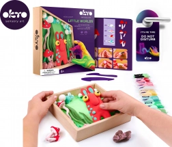 okto modelowanie – mały świat w ramce skrzat 21 × 21 cm