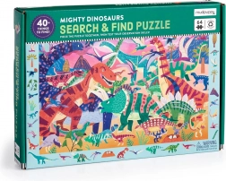 Puzzle Majestatyczne Dinozaury 64 elementy