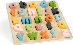 Bigjigs Toys drewniane puzzle alfabet – małe litery