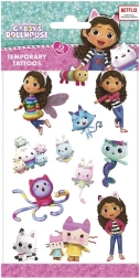 Tymczasowe tatuaże GABBY’S DOLLHOUSE 10 × 20 cm