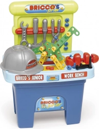 Stół warsztatowy dla dzieci z kaskiem