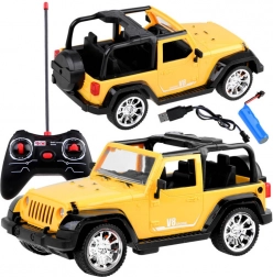 Zdalnie sterowany samochód terenowy RC 1:16 – żółta