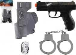 Zestaw wojskowy z plastikowymi pistoletami na bezwładność z akcesoriami