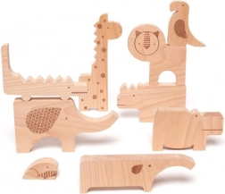 Drewniane puzzle Safari od Petit Collage