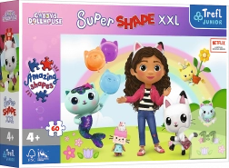 Puzzle XXL z wesołymi przyjaciółmi Gabi - Koci Domek Gabi