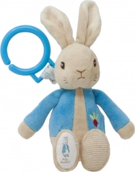 Nakręcany pluszowy króliczek PETER RABBIT z pierścieniem do zawieszenia