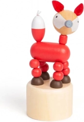 Drewniane zwierzątko do ściskania Safari Lis od Bigjigs Toys