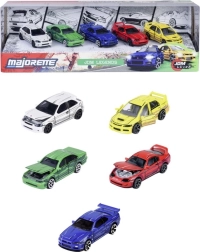 Majorette Japan Series pięcioczęściowy zestaw metalowych aut 1:64