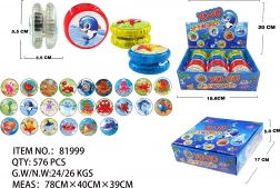 Jojo ze świetlnymi efektami 5,5 cm – motyw morza