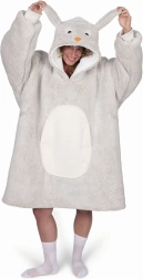 Cozy Noxxiez Królicza Ogrzewająca Bluza z Kapturem