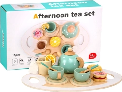 Drewniany zestaw do herbaty dla dzieci