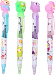 Świecący długopis kulkowy z sową