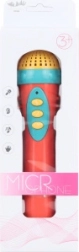 Plastowy mikrofon dla dzieci z melodiami