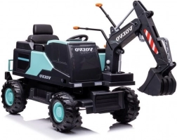 Dziecięca elektryczna koparka Volvo niebieska