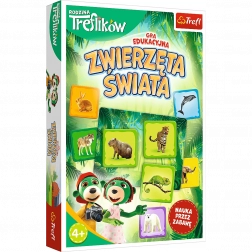 Zwierzęta świata – RODZINA TREFLIKÓW edukacyjna gra dla dzieci od 4 lat