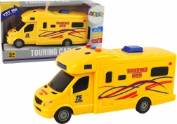 Zabawkowy samochód – kamper z napędem frykcyjnym, światłami i dźwiękami