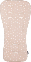 Miękka wkładka do wózka Chipolino Beige Stars