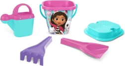 Zestaw do piasku 5 elementów KOCI DOMEK GABI