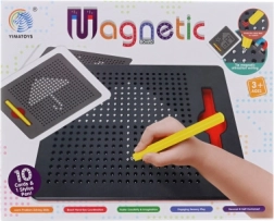 Magnetyczna tablica z kuleczkami i kartami