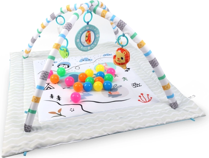 TinyMini edukacyjna mata do zabawy 2w1 „zabawa w górach”