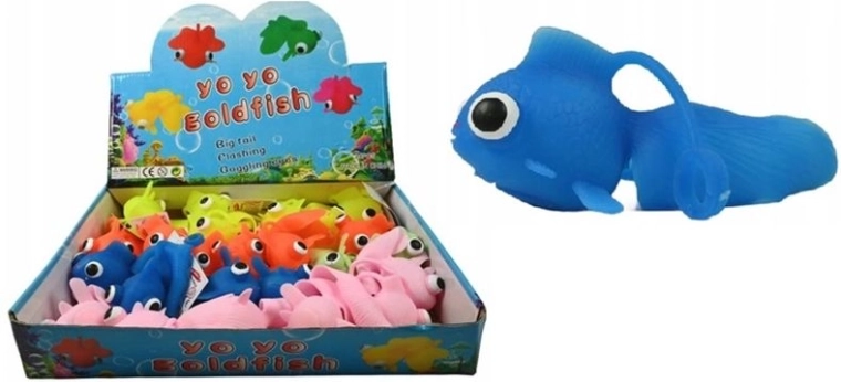 Antystresowa świecąca rybka squishy
