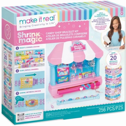 Zestaw do tworzenia bransoletek Shrink Magic Candy Shop