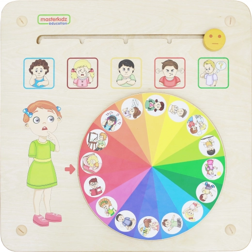 Masterkidz ścienna edukacyjna tablica emocje Montessori