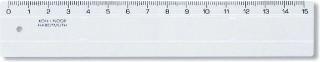 Linijka 15 cm przezroczysta KOH-I-NOOR