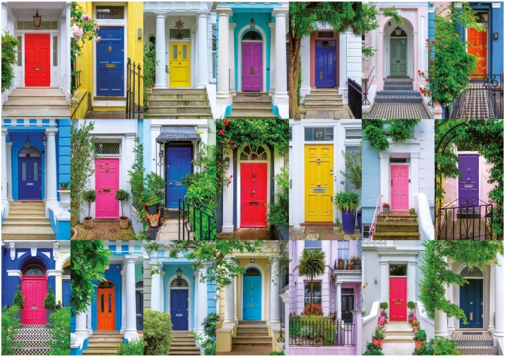 EDUCA puzzle drzwi Notting Hillu 1000 elementów