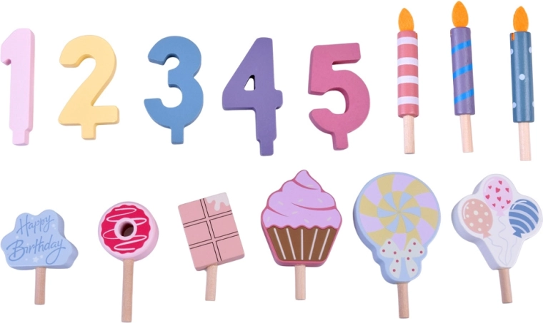 Wymienne dekoracje i cyfry 1–5