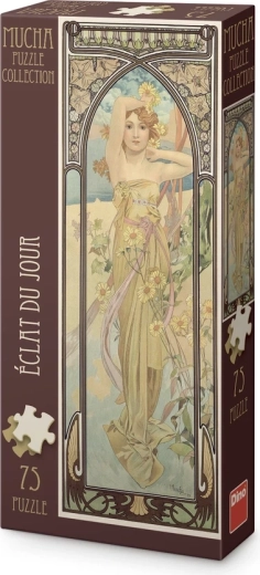 Panoramiczne puzzle Dino Alfons Mucha – Blask dnia (75 elementów)