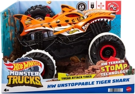 RC terenowy monster truck HOT WHEELS Tiger Shark 1:15