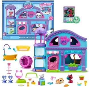 Littlest Pet Shop Domek z 2 figurkami
