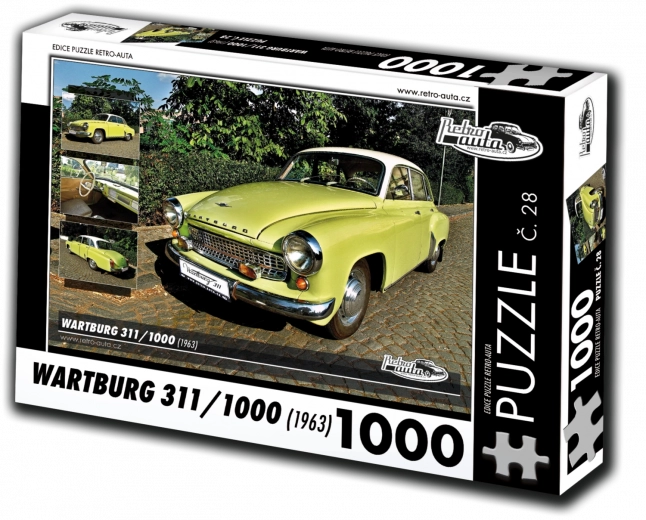Puzzle RETRO-AUTA Wartburg 311 (1963) 1000 elementów