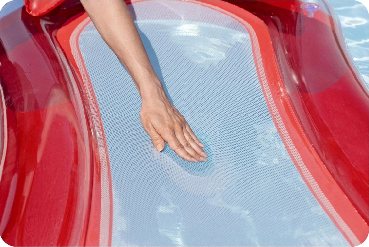 Oddychająca siatka dla przyjemnego chłodzenia