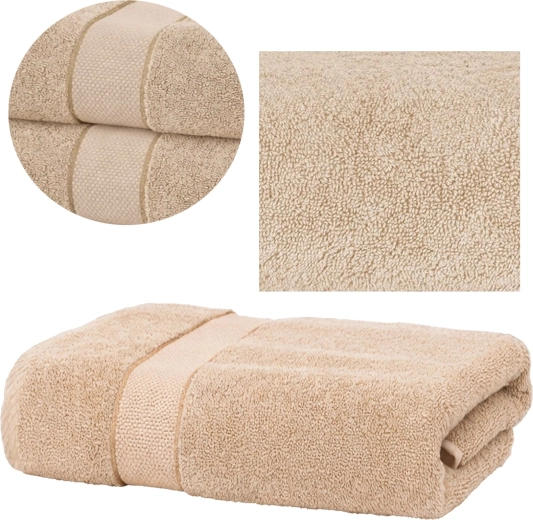 RENEW FORCE ręcznik kąpielowy Dry Spa Cream 70 × 140 cm