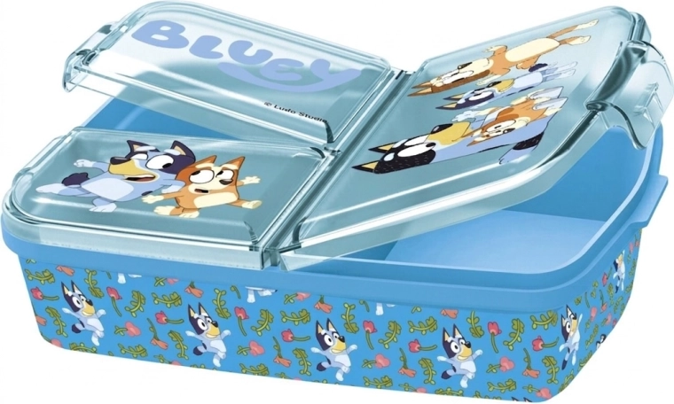 Wielokomorowy lunchbox Bluey