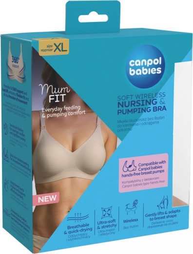 Canpol babies MumFIT biustonosz do karmienia i odciągania pokarmu XL