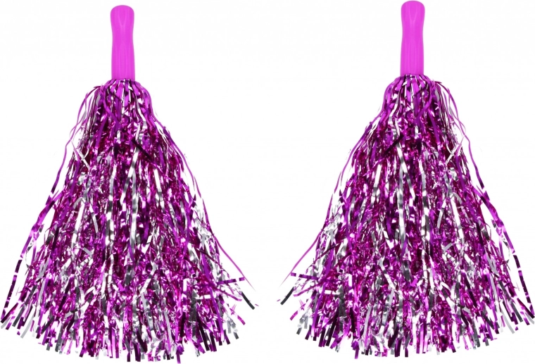 Błyszczące metaliczne frędzle