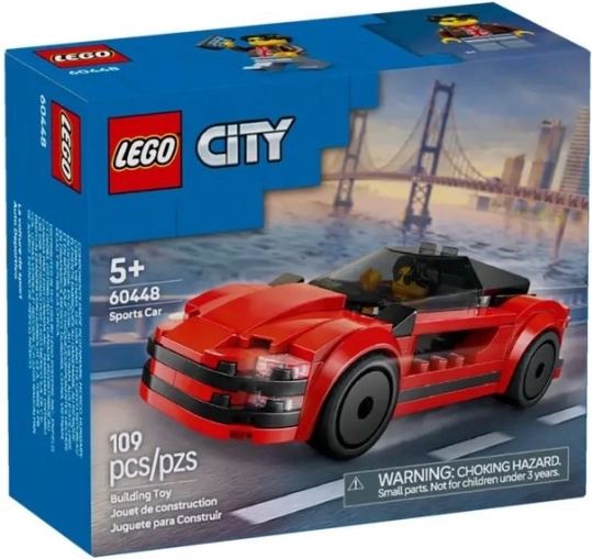 LEGO City 60448 Czerwony sportowy wóz