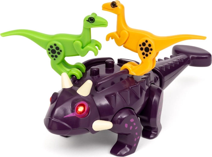 Świecące oczy i ryk aktywowany ruchem