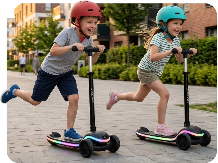 Stabilny trójkołowy design i sterowanie balansowe