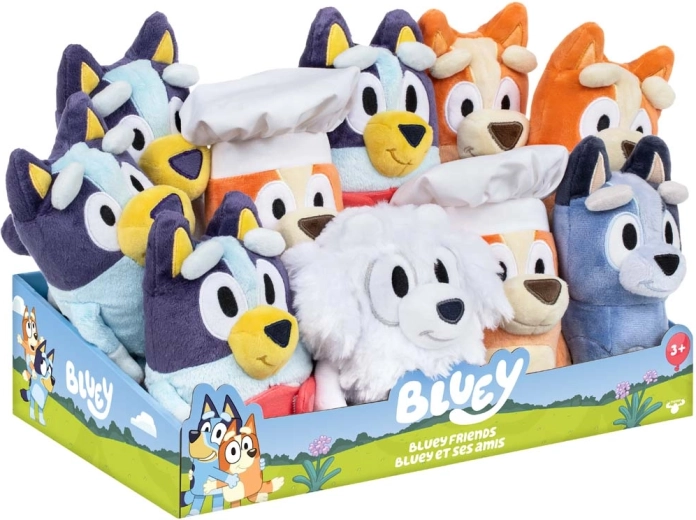 Bluey pluszowa figurka 20 cm (losowy motyw) - 1 sztuka