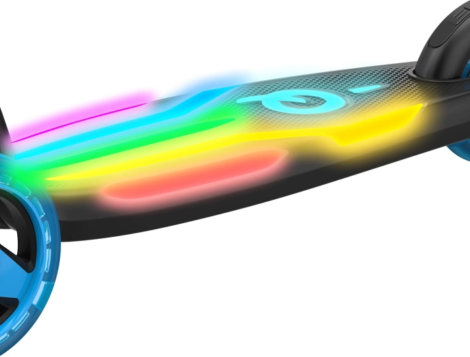 Pokaz świetlny LED w podeście i kołach