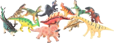 Interaktywny dinozaur na baterie z dźwiękami 19–30 cm