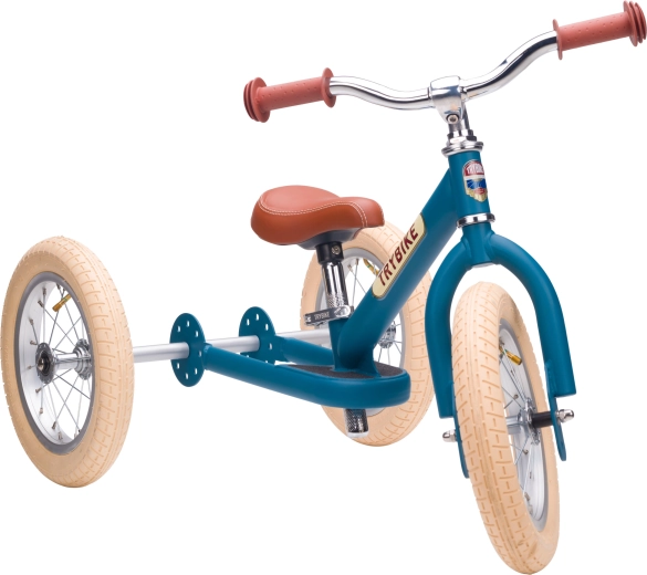 Trybike niebieski rowerek biegowy 2w1 (trójkołowy i dwukołowy)