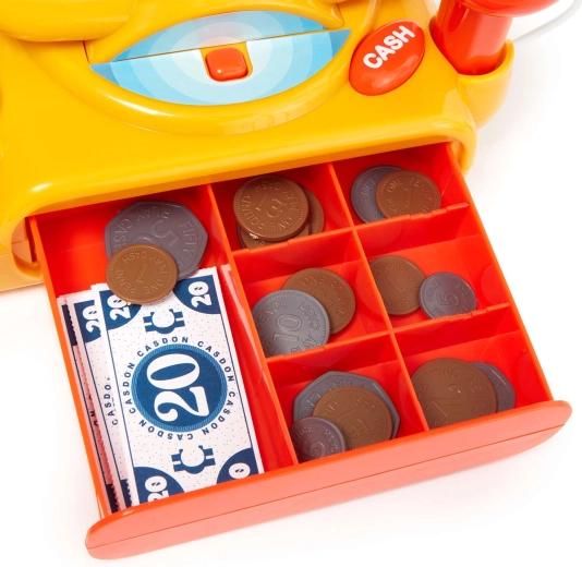 Wysuwana szuflada kasowa z przegródkami