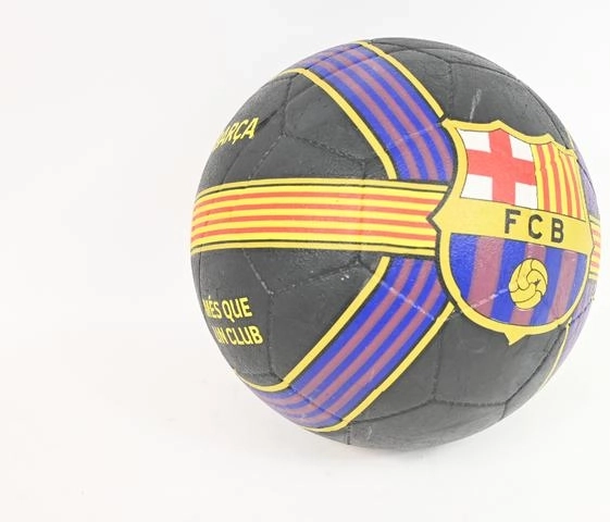 Piłka nożna FC Barcelona blaugrana z senyerą