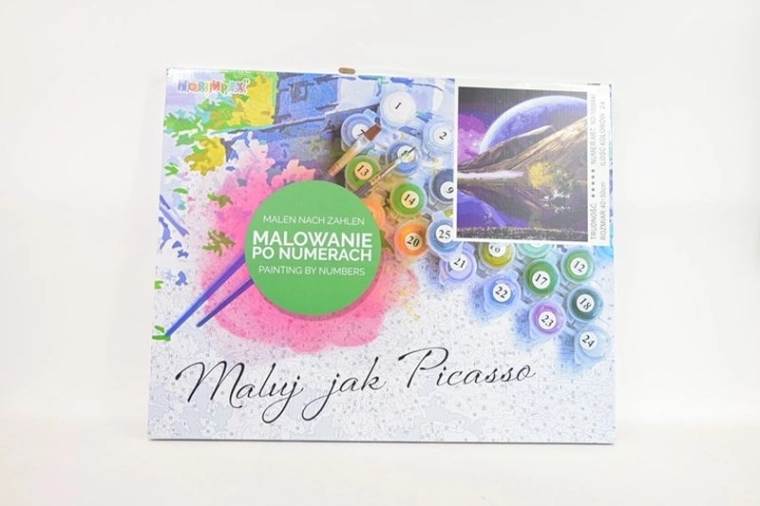 Malowanie według numerów Planeta
