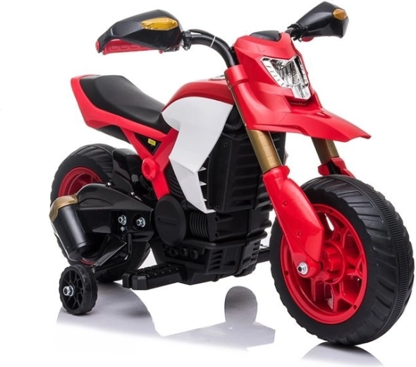 Dziecięcy motocykl elektryczny – czerwony